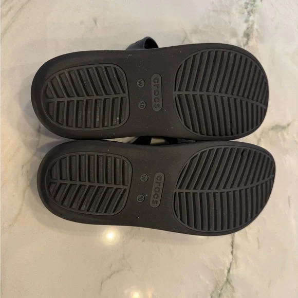 Crocs Black Slide Sandals - Picture 3 of 3